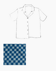 Khalil Ananta Top - Natural Indigo