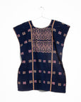 Amuzgo Top Natural Indigo