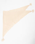 Freya Alpaca Triangle Scarf - Cream