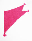 Freya Alpaca Triangle Scarf - Fuchsia
