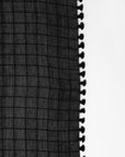 Dupatta Maira Woven Checks - Black