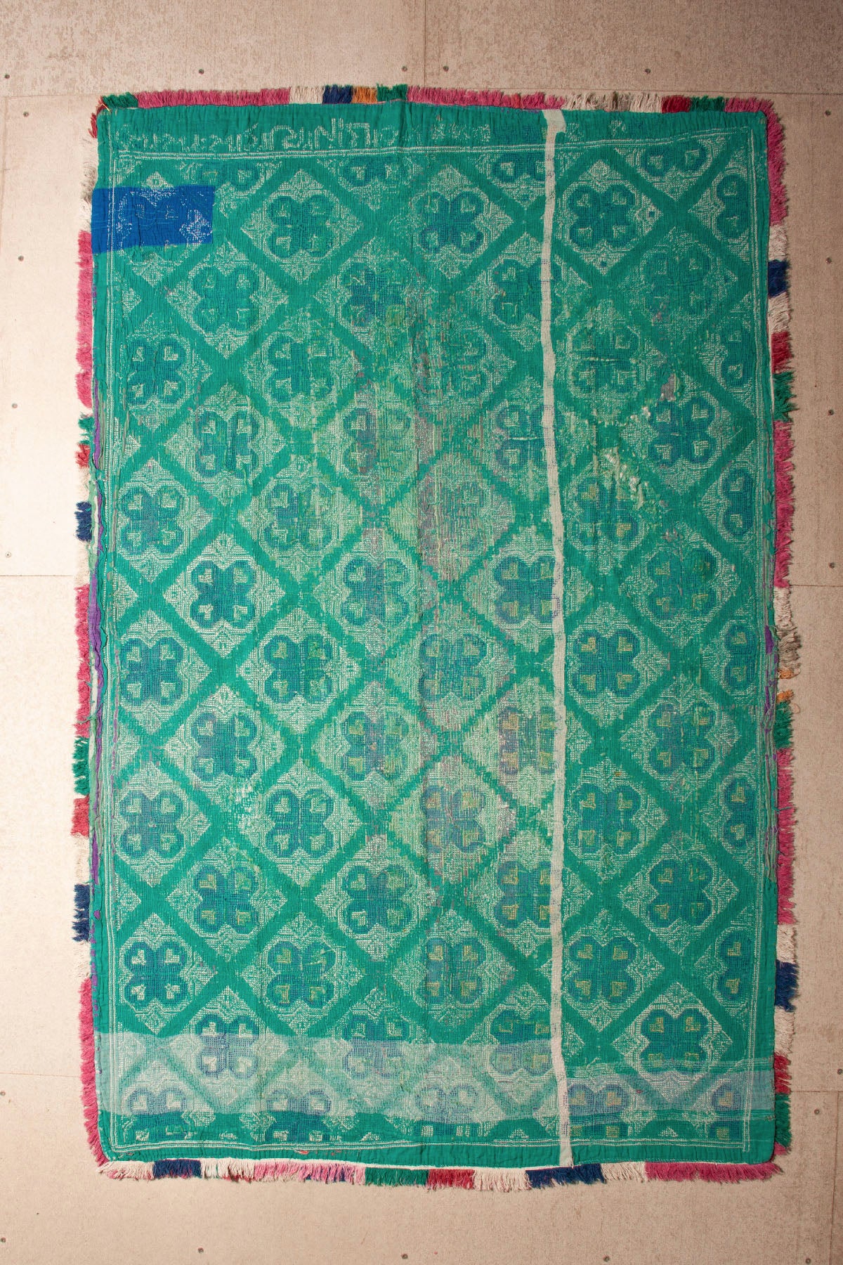 Vintage Galicha Kantha Blanket,