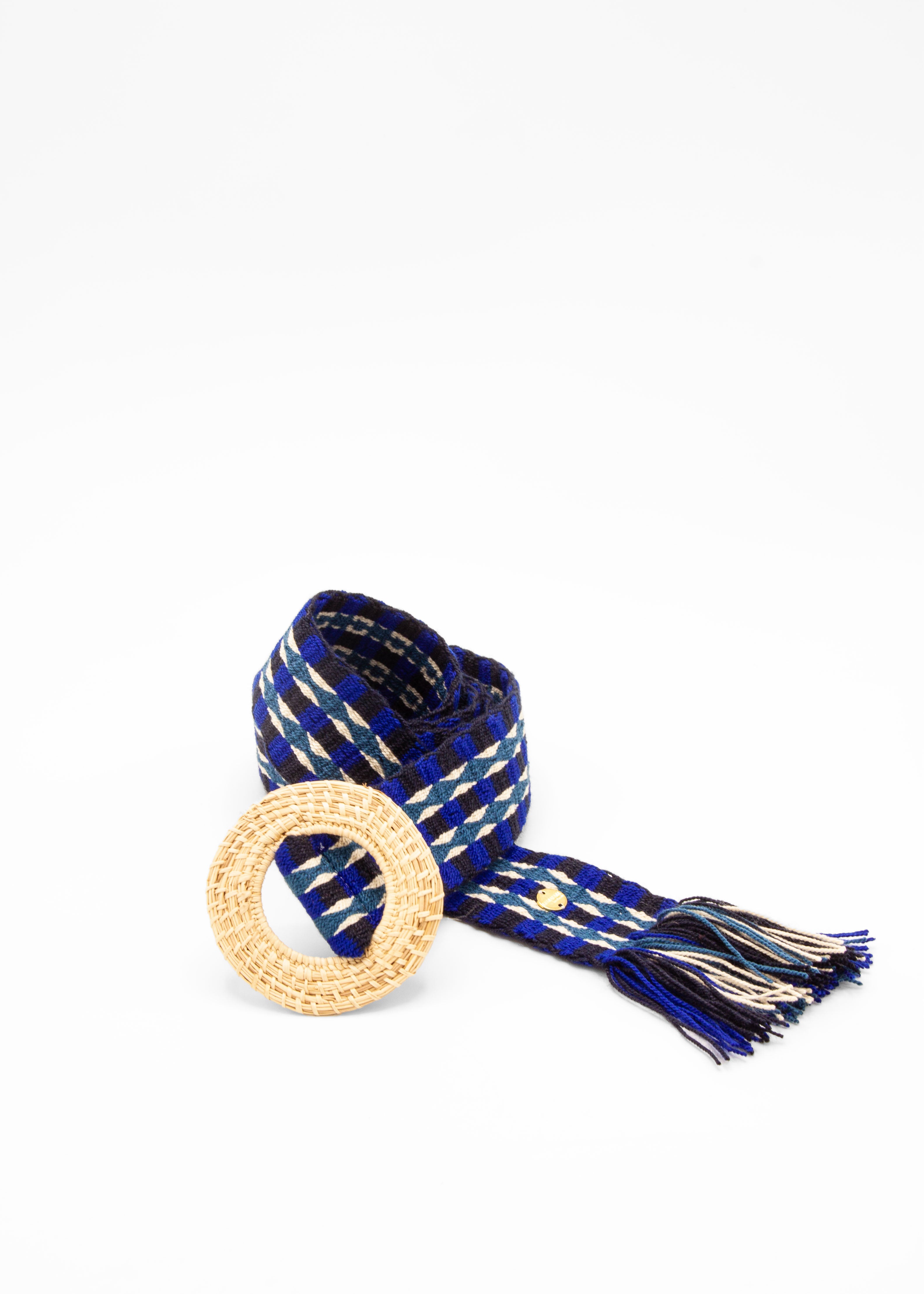 Guanabana Iraca Buckle Belt Blue/Black