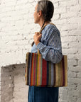 Wyeth Monterey Paper Straw Tote Bag Small - Multi