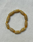 Java Glass Beads Bracelet - Yellow