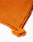 Isla Alpaca Throw & Wrap - Papaya