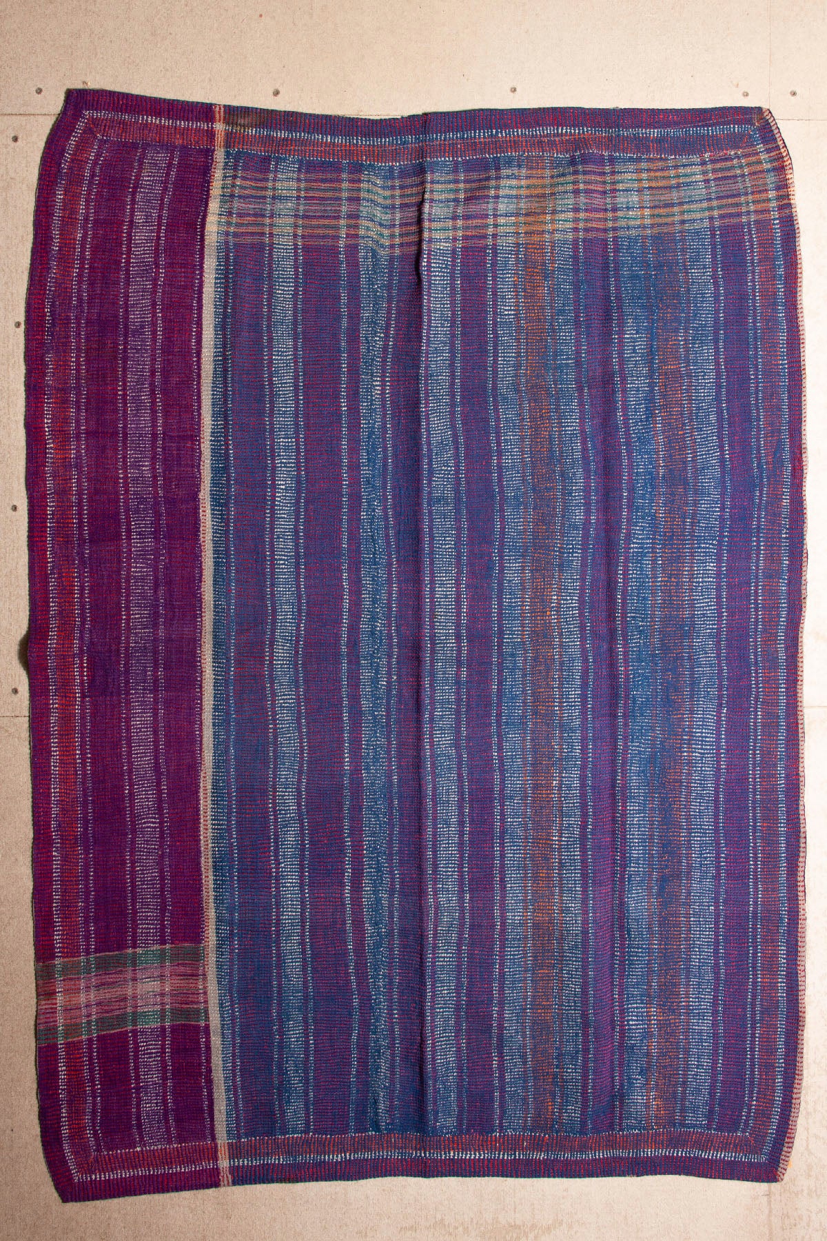 Vintage Dowry Kantha Blanket,