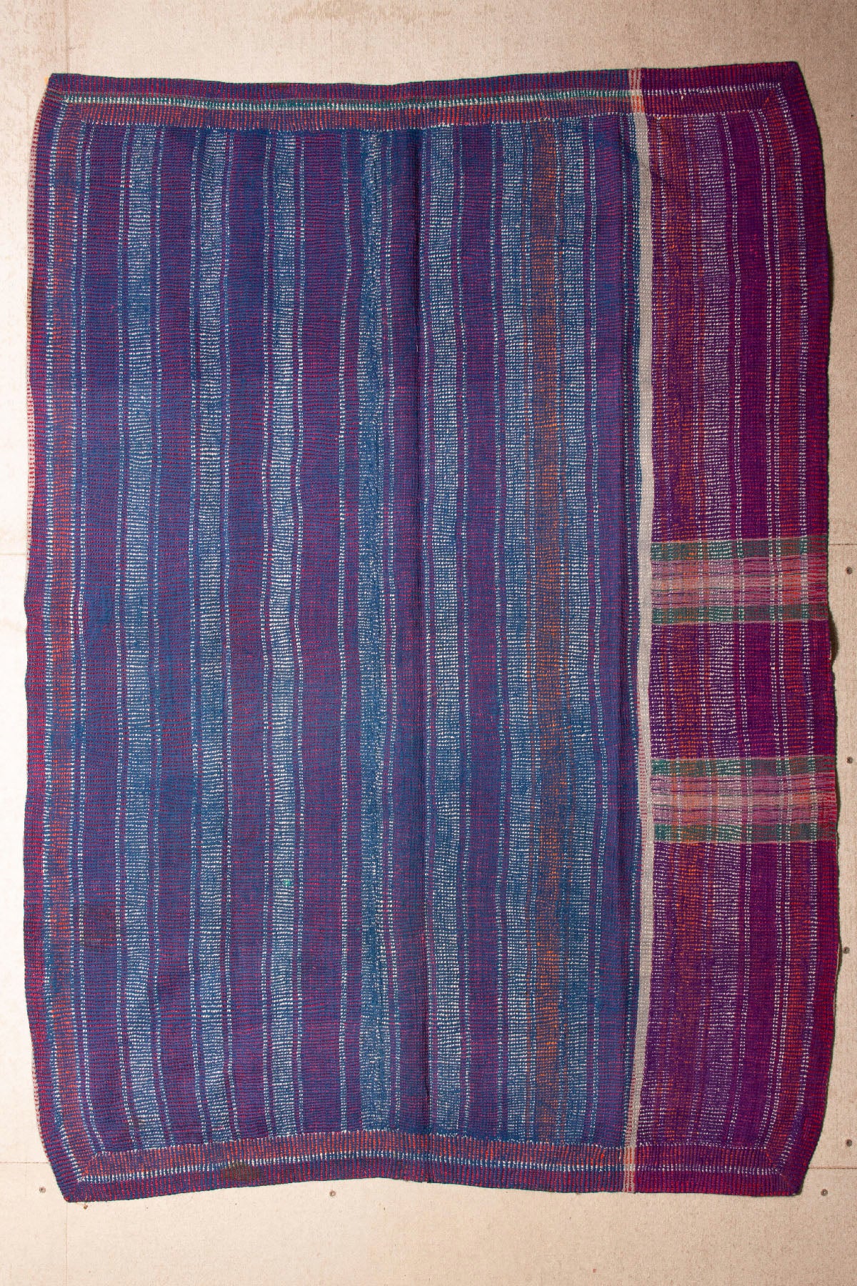 Vintage Dowry Kantha Blanket,