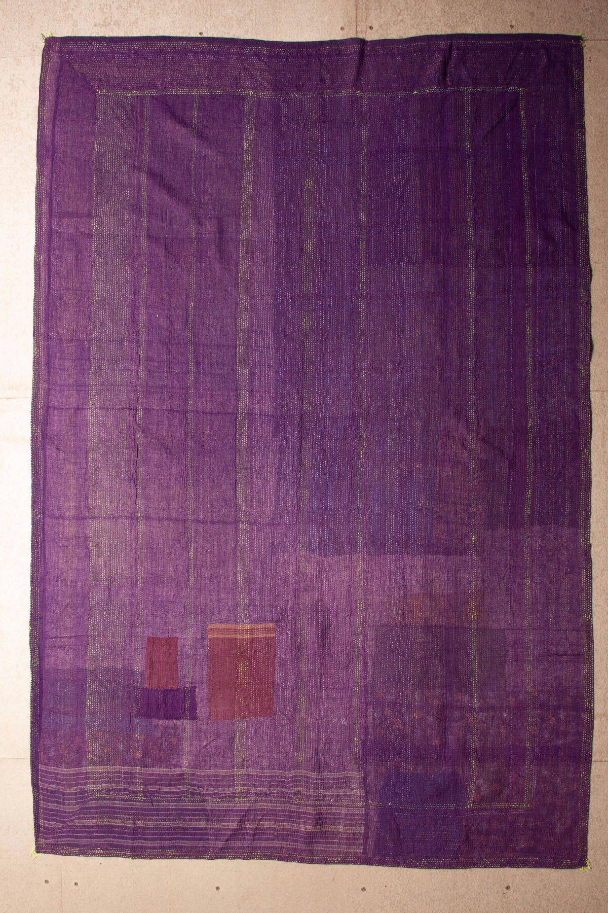 Vintage Dowry Kantha Blanket,