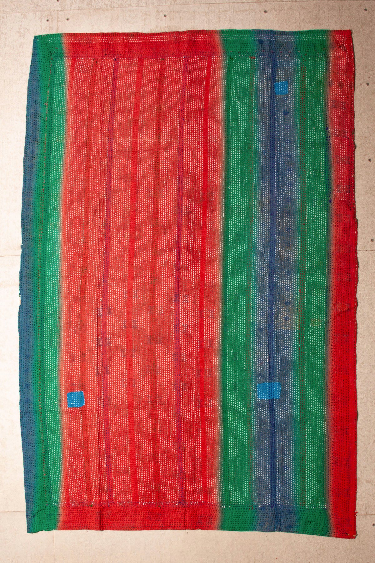 Vintage Dowry Kantha Blanket,