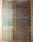 Vintage Dowry Kantha Blanket,