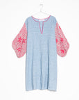 Nina Leuca Carolina Short Dress -Light Blue