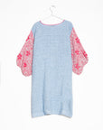 Nina Leuca Carolina Short Dress -Light Blue