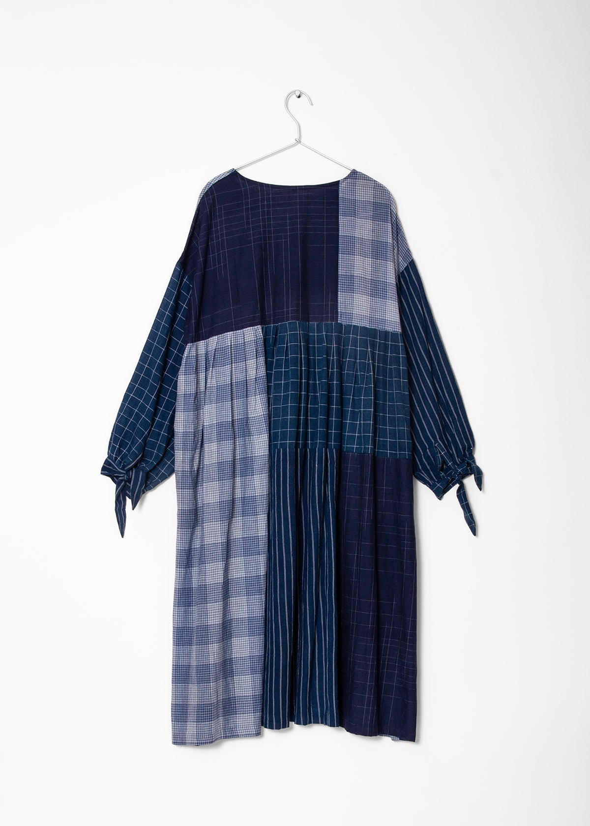 Olimpia Patchwork Dress - Natural Indigo