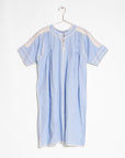 Sirena Short Dress Short Sleeves - Azul Pastel