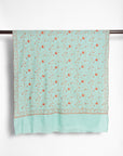 Tea Hand Embroidered Shawl