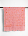 Tea Hand Embroidered Shawl