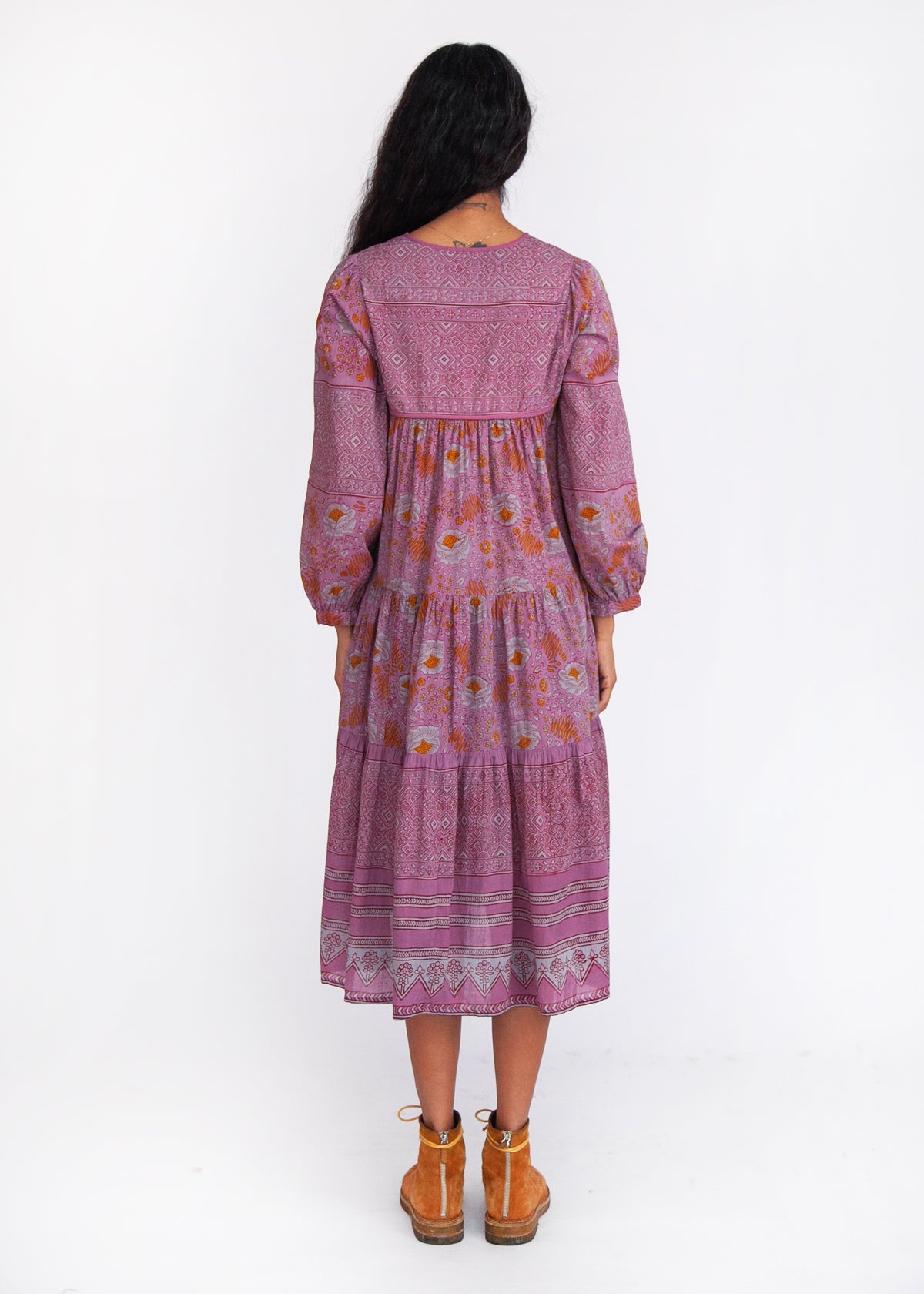 Yamini Booj Dress Overdye, Grey