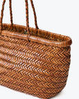 Dragon Diffusion Bamboo Triple Jump Small Bag Tan