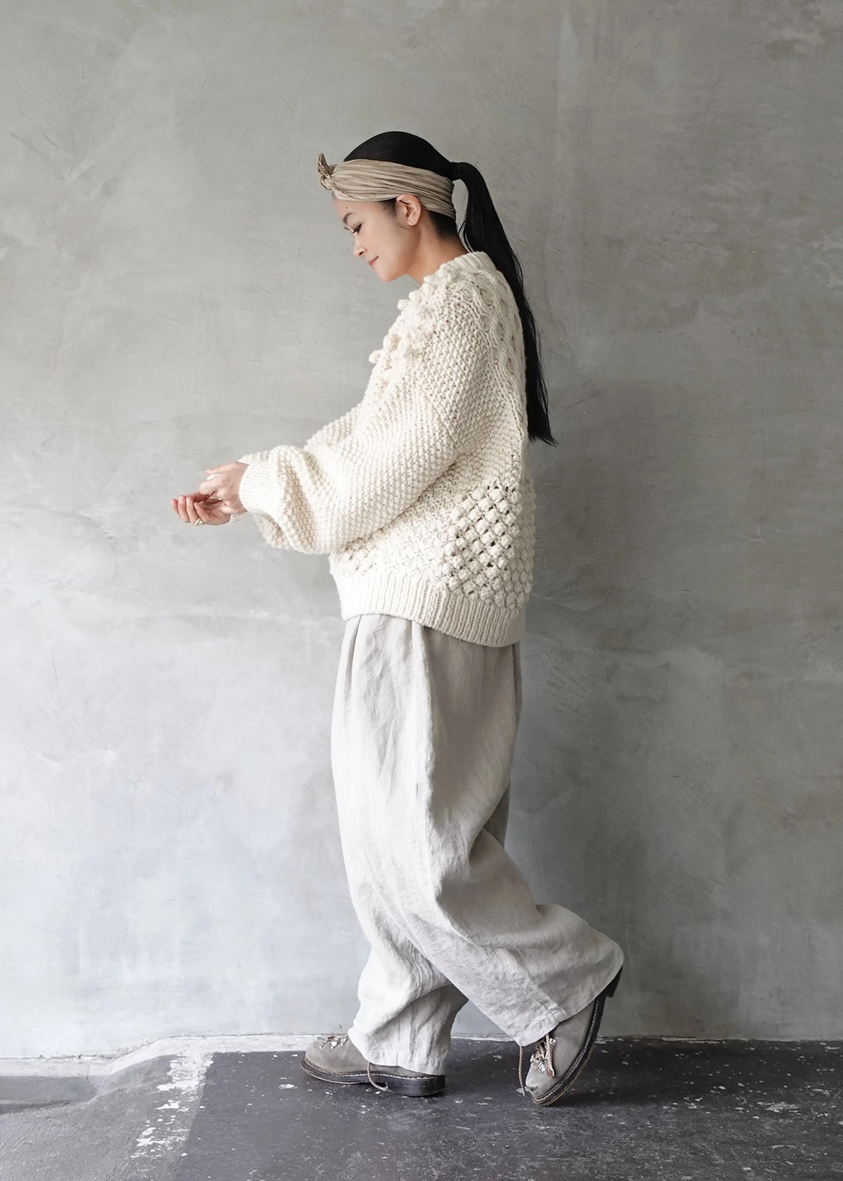 Peru Hand Knit Pullover by Ichi Antiquités
