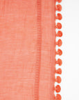 Dupatta Plain Shawl, Emberglow