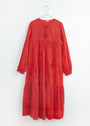 Yamini Booj Dress Overdye - Red