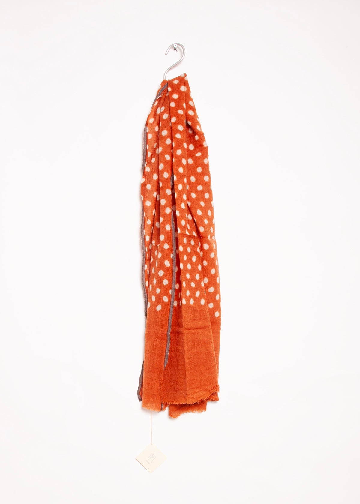 Patti Dot Scarf - Rust