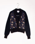 Antipast Sock Knit Cardigan - Blue/Navy