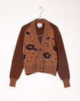 Antipast Sock Knit Cardigan - Beige/Camel