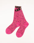 Antipast Fun Fan Mid Socks - Magenta