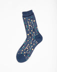Antipast Dream Polka Dot  Mid Socks - Blue