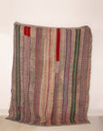 Vintage Dowry Kantha Blanket, 