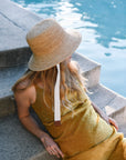 Wyeth Cassis Bucket Hat - Natural