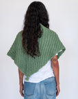 Freya Alpaca Triangle Scarf - Willow
