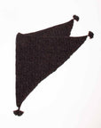 Freya Alpaca Triangle Scarf - Charcoal