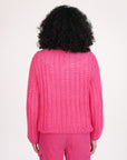 Napo Hand Knit Sweater - Fuchsia