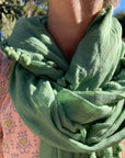 Dupatta Plain Shawl, Cactus