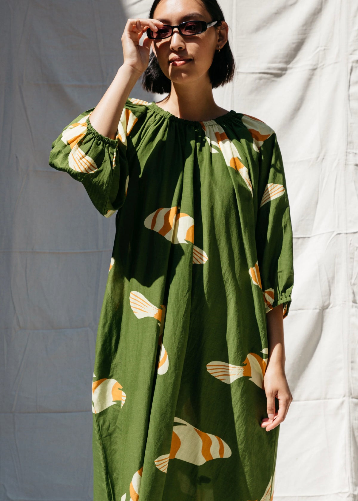 Nikki Chasin Ballad Fish Dress - Green