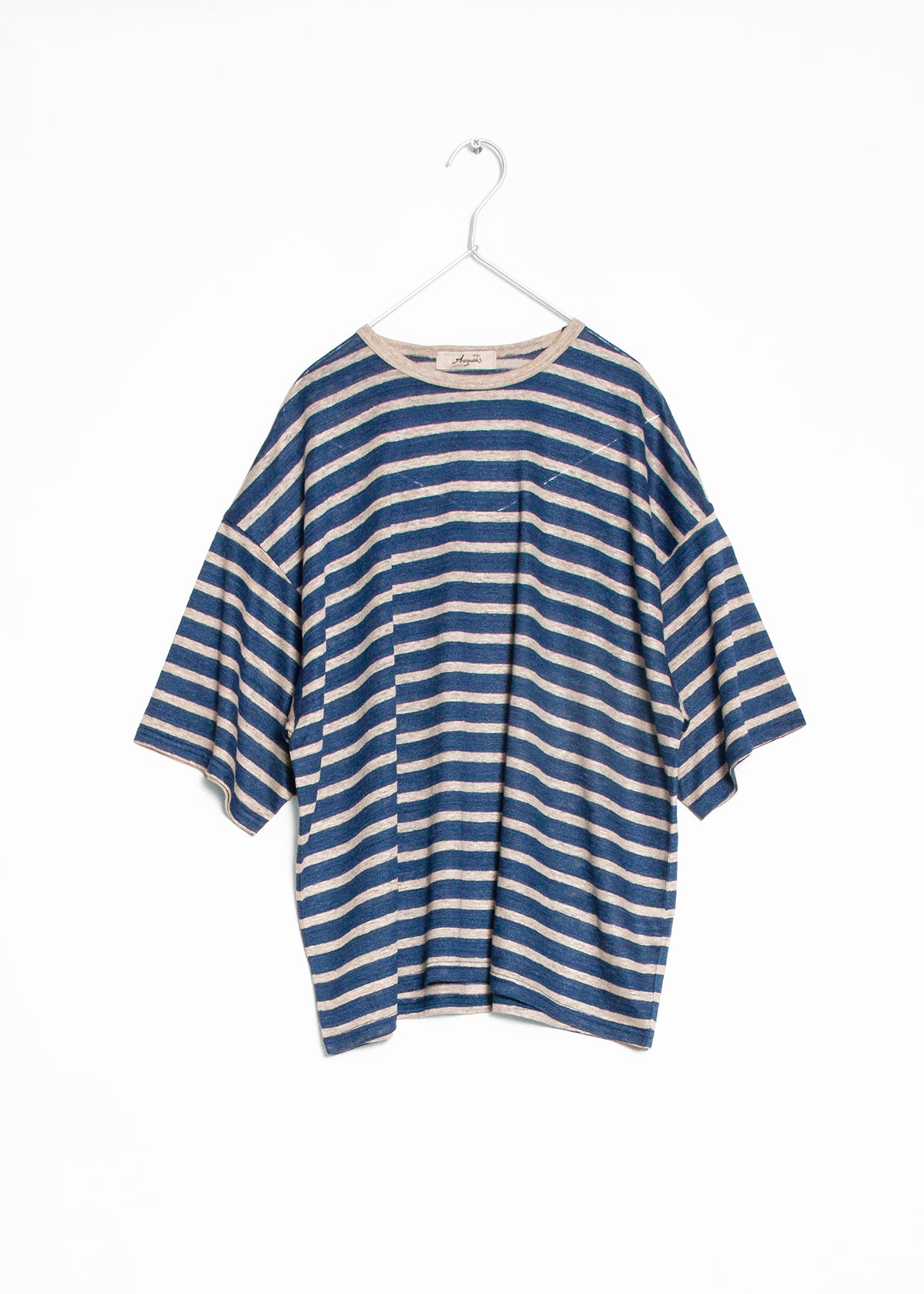 Ichi Antiquitiés Stripe Knit Pullover - Blue/Natural