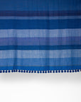 Dupatta Noor Special Shawl - Blue Stripes