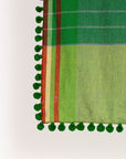 Dupatta Noor Special Shawl - Greens Multi Stripes