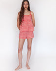 Mabor Greece Shorts - Poppy