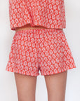 Mabor Greece Shorts - Poppy