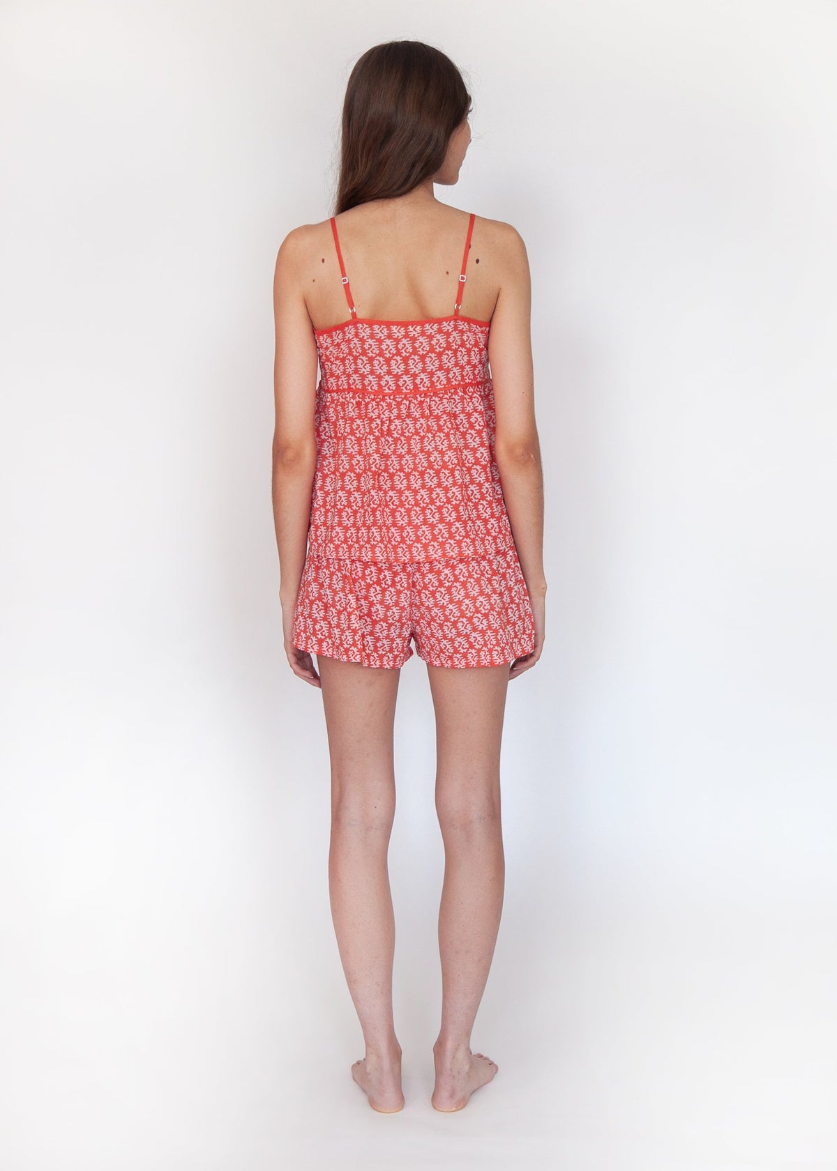 Mabor Greece Shorts - Poppy
