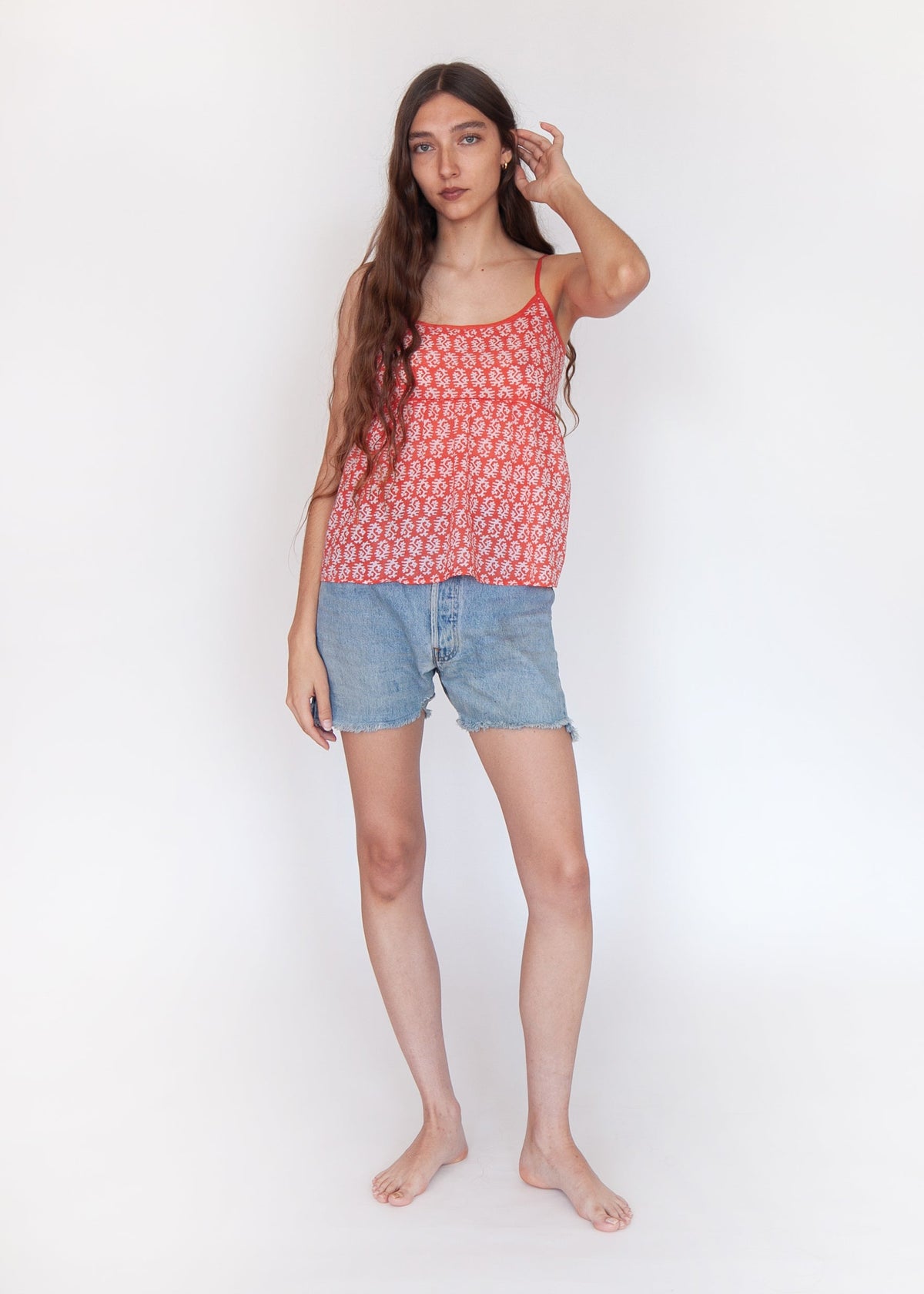 Gaia Greece Camisole - Poppy