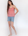 Gaia Greece Camisole - Poppy