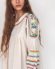 Sirena Dress Long Sleeves - Multicolor on Natural