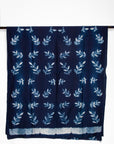 Shibori Saree And Fabric - Natural Indigo