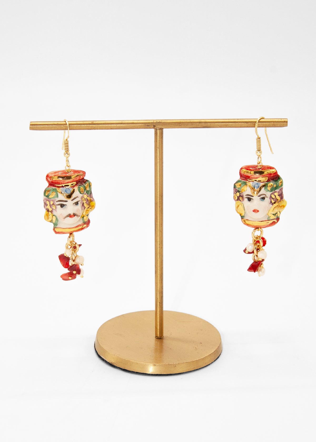Sicilian Ceramic Earrings 
