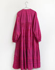 Yamini Booj Dress Overdye, Fuchsia